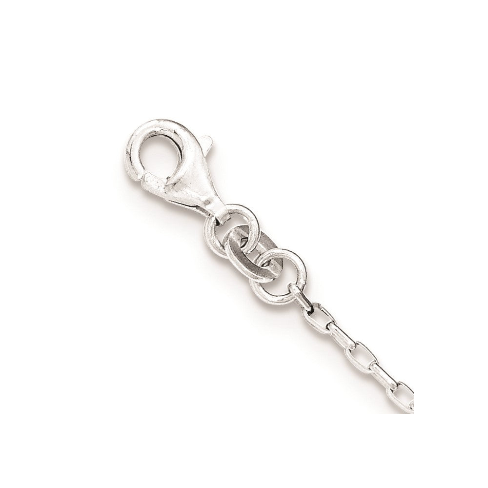 Sterling Silver Polished CZ Bracelet QX936CZ