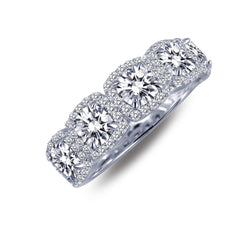 LAFONN Halo Anniversary Half Eternity Band R0145CSP05