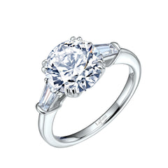 LAFONN Classic Three-Stone Engagement Ring R0183CLP05