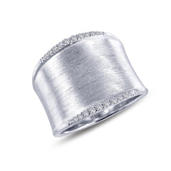 LAFONN Sleek Wide Band Cuff Ring R0220CLP05