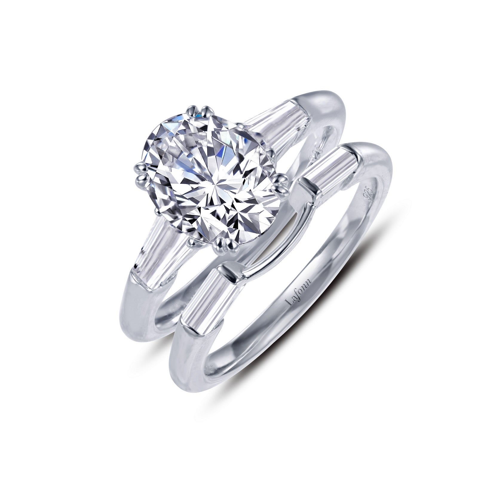 LAFONN Oval Wedding Set R0329CLP05