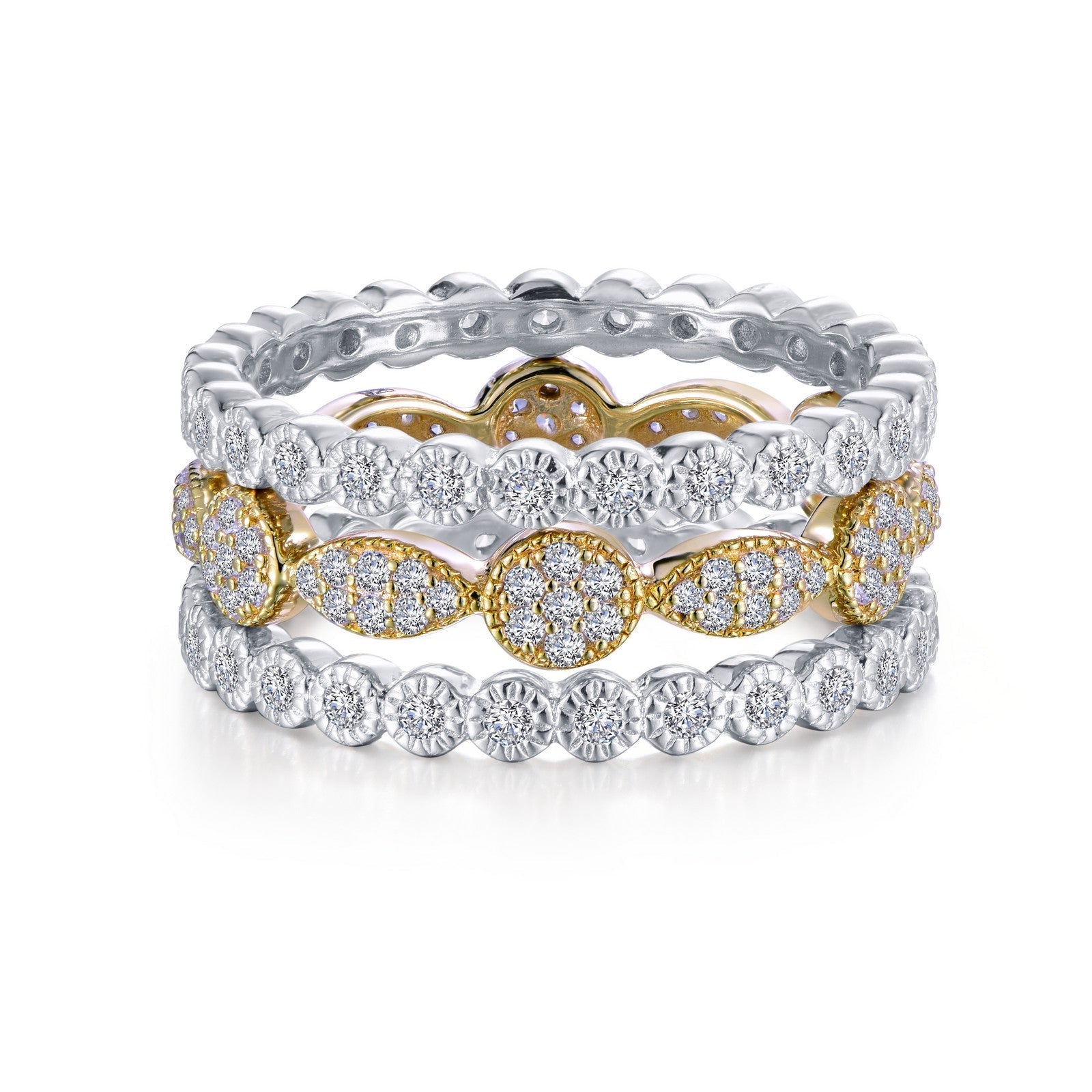 LAFONN 3-Piece Eternity Ring Set R0347CLT05