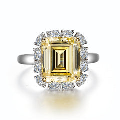 LAFONN Emerald-Cut Halo Engagement Ring R0359CAT05