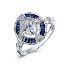 LAFONN Vintage Inspired Engagement Ring R0395CSP05