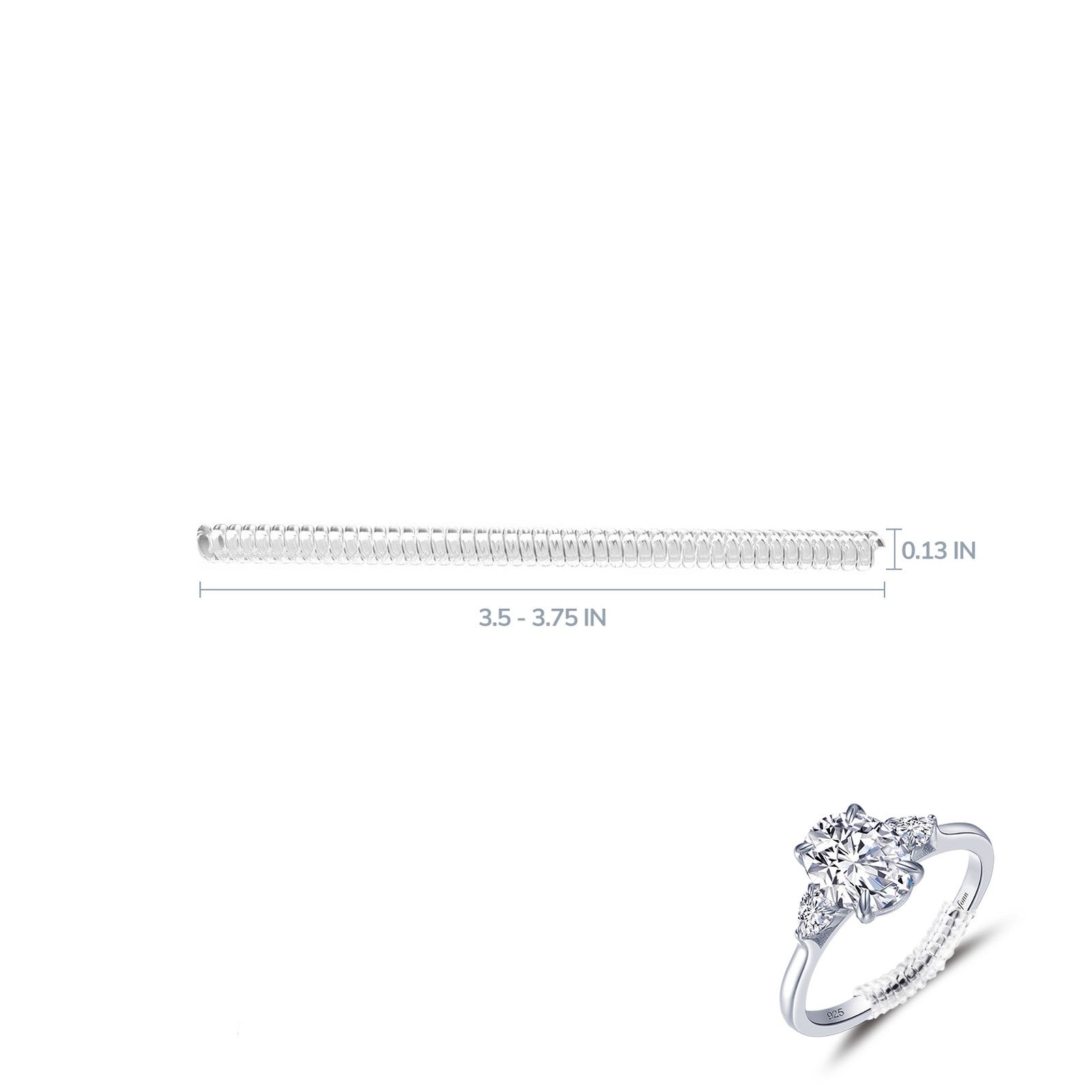 LAFONN 1.2 CTW Half-Eternity Band R0410CLP05