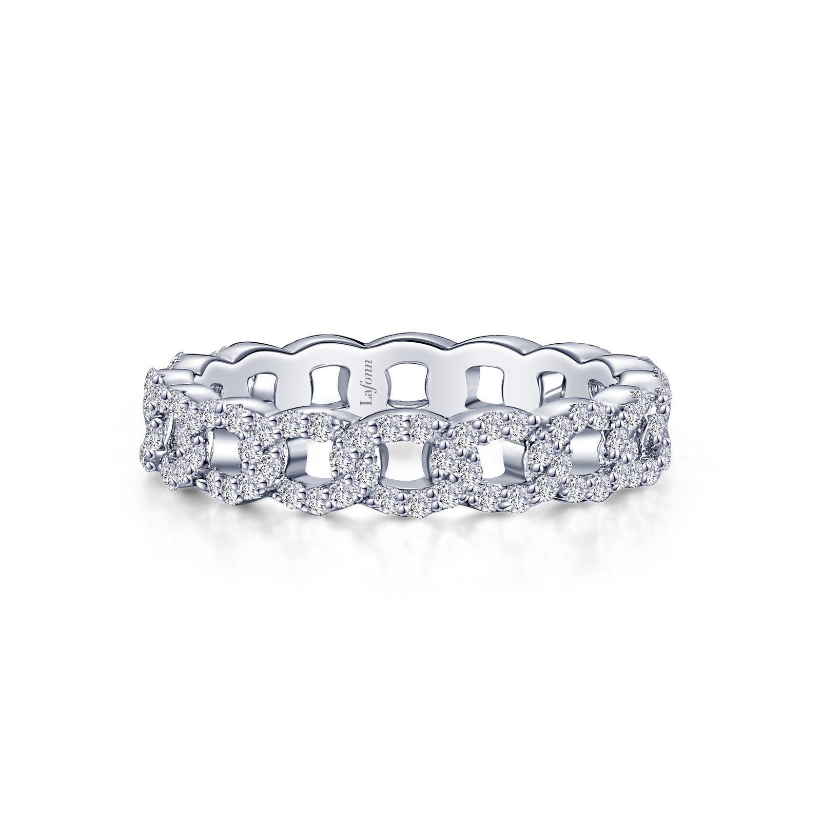 LAFONN Interlocking Circles Eternity Band R0474CLP05