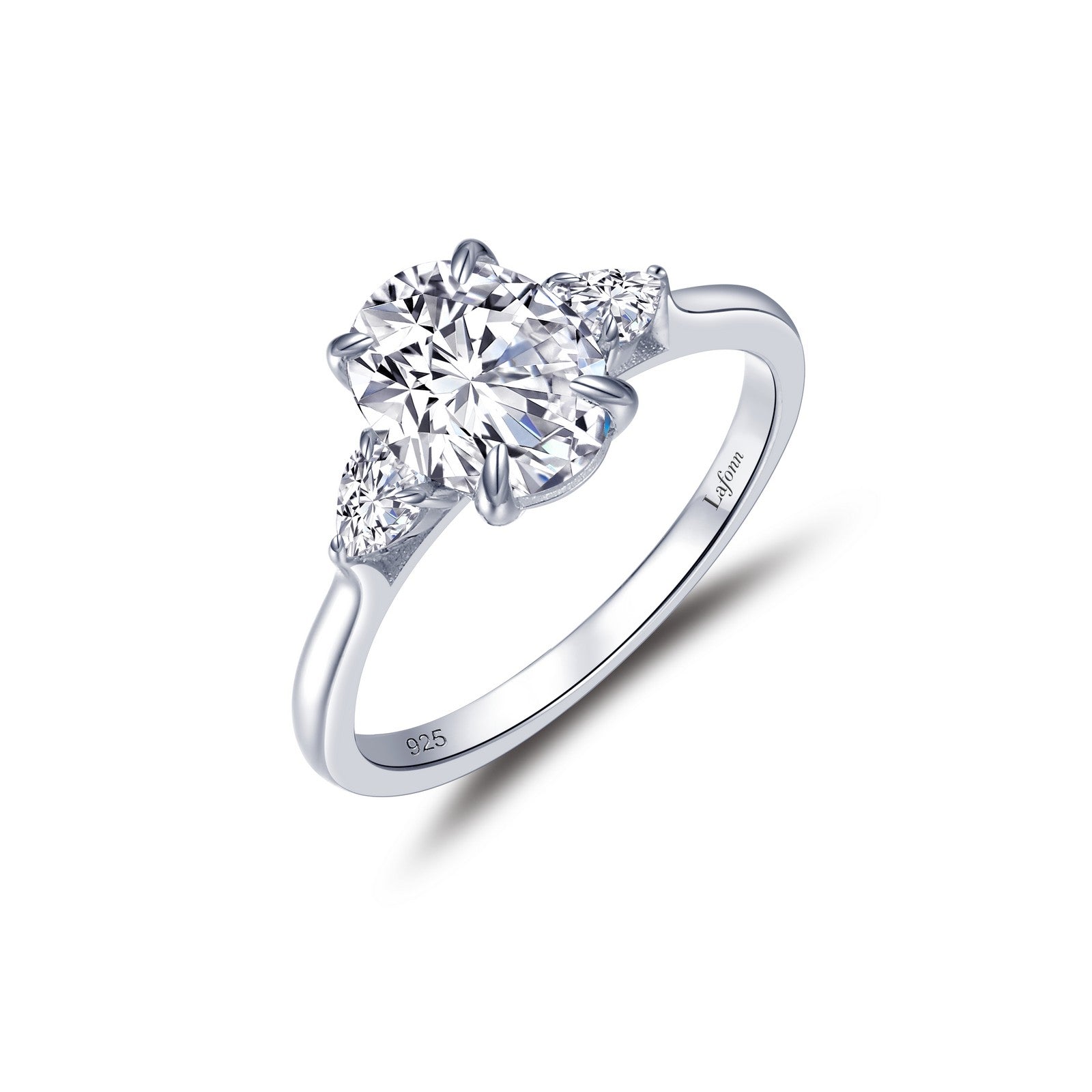 LAFONN Classic Three-Stone Engagement Ring R0478CLP05