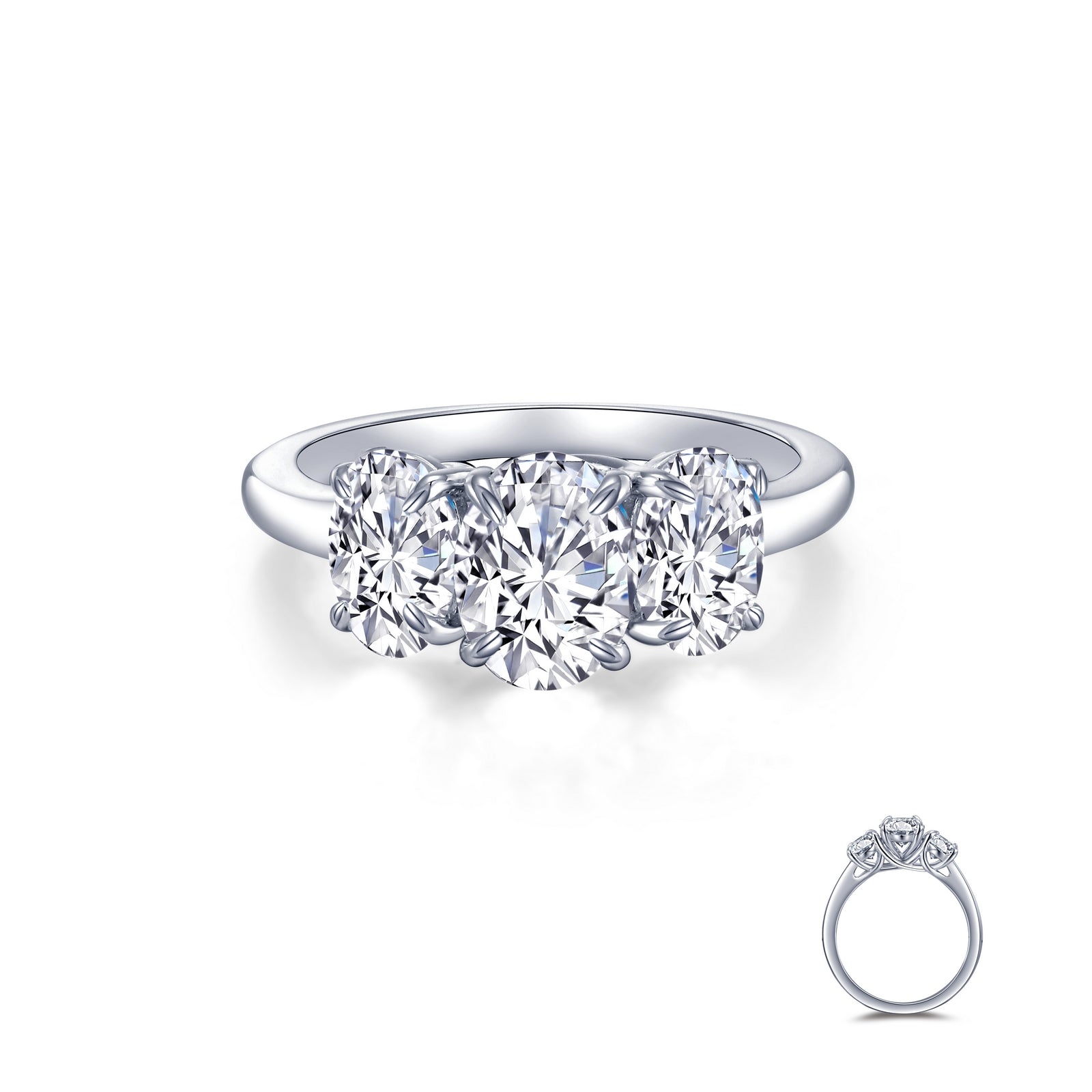 LAFONN Three-Stone Engagement Ring R0488CLP05