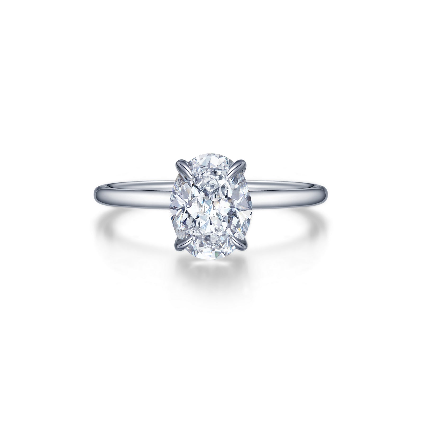 LAFONN Oval Solitaire Engagement Ring R0495CLP05