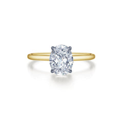 LAFONN Oval Solitaire Engagement Ring R0495CLT05