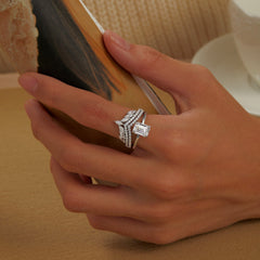 LAFONN Elegant Crown Ring R0498CLP05