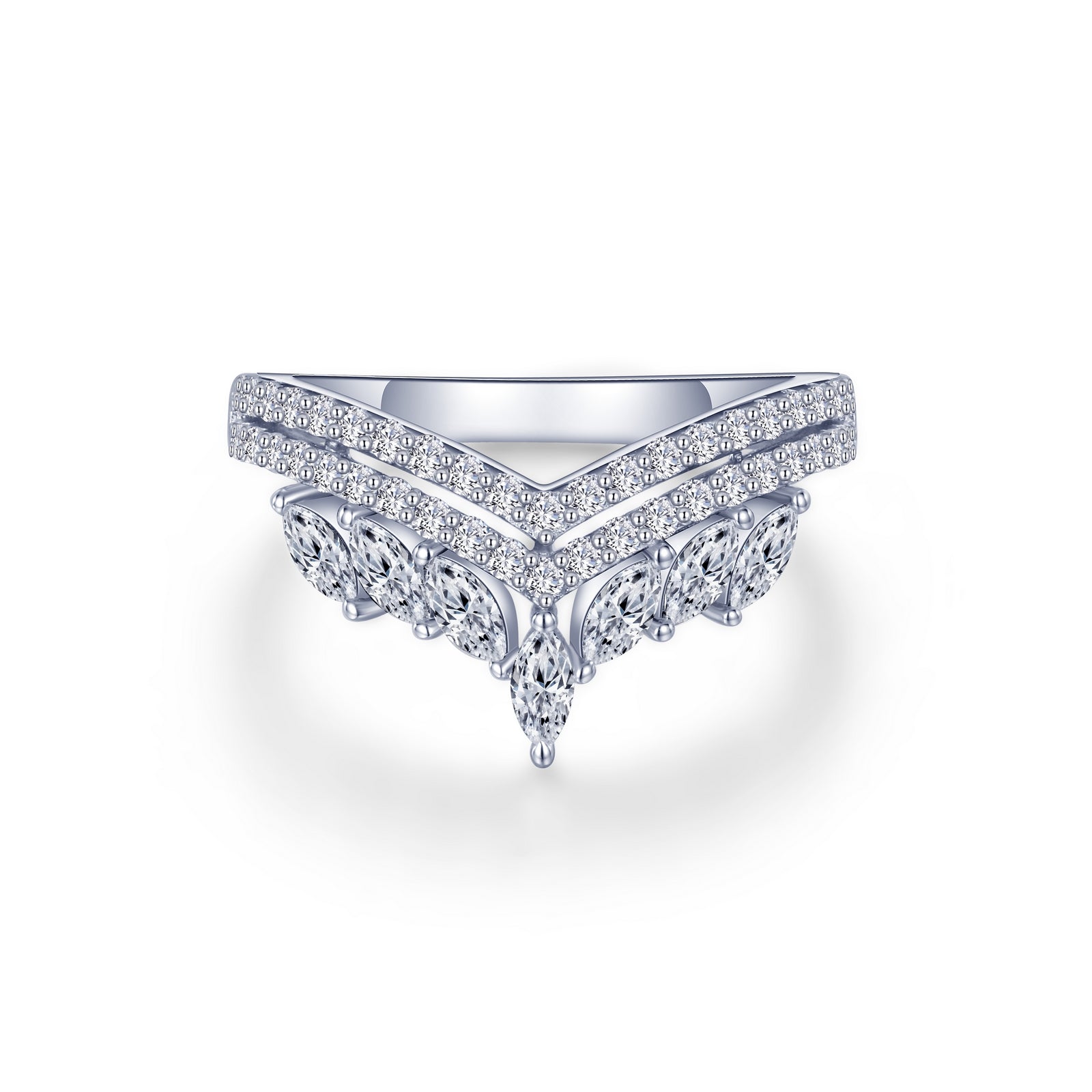 LAFONN Elegant Crown Ring R0498CLP05