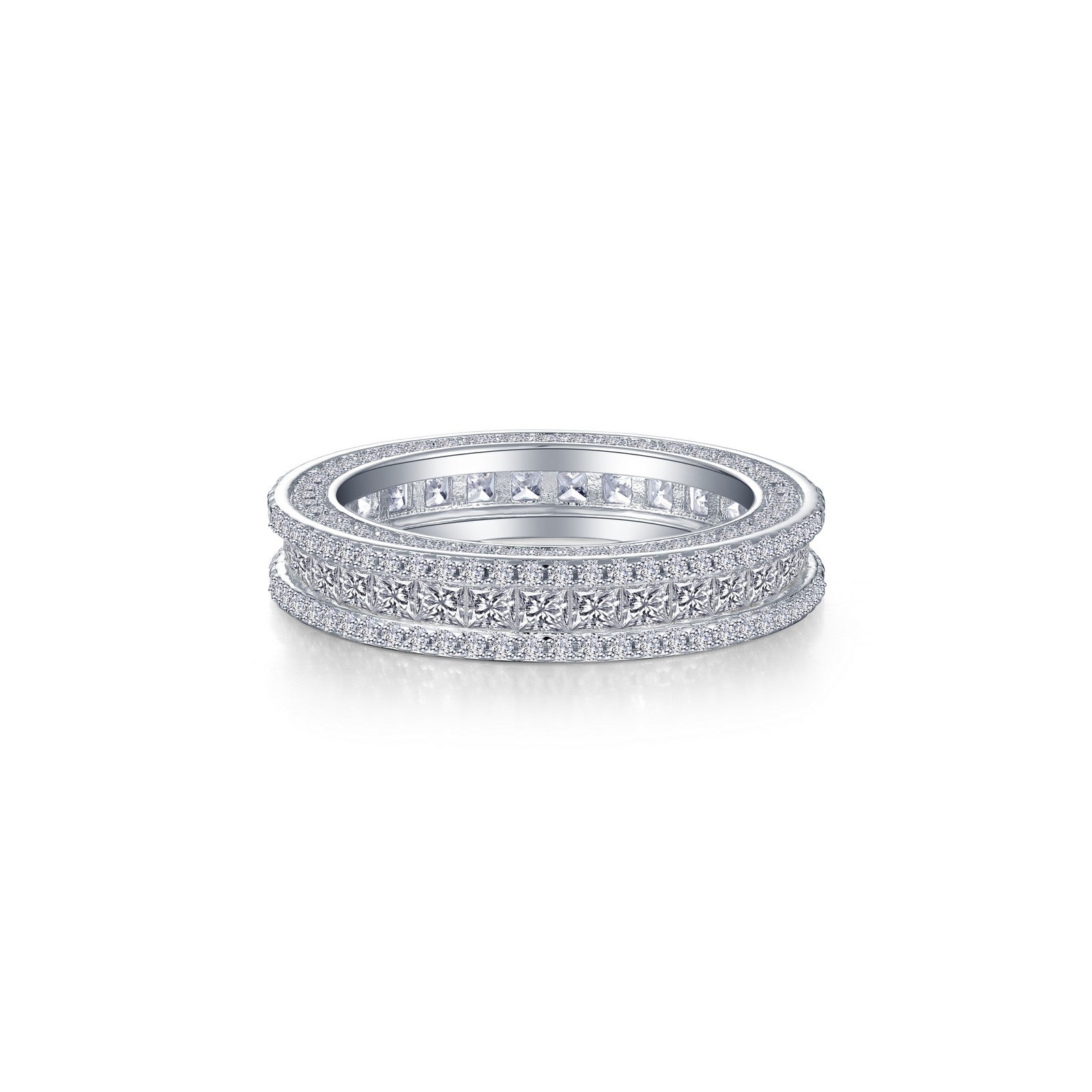 LAFONN 5.16 CTW Statement Princess-Cut Eternity Band R0521CLP05