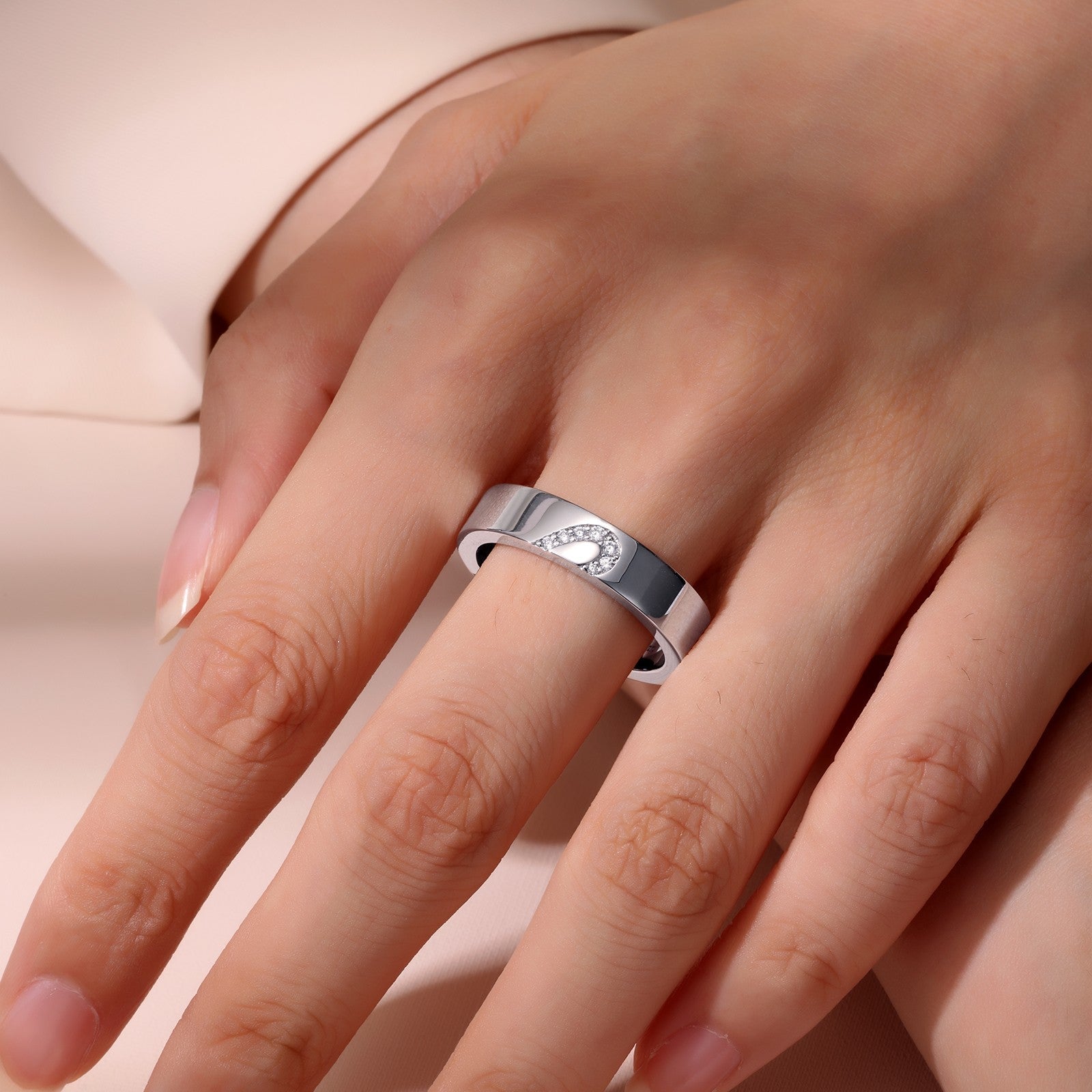 LAFONN Modern Couple-Love Ring R0522CLP08