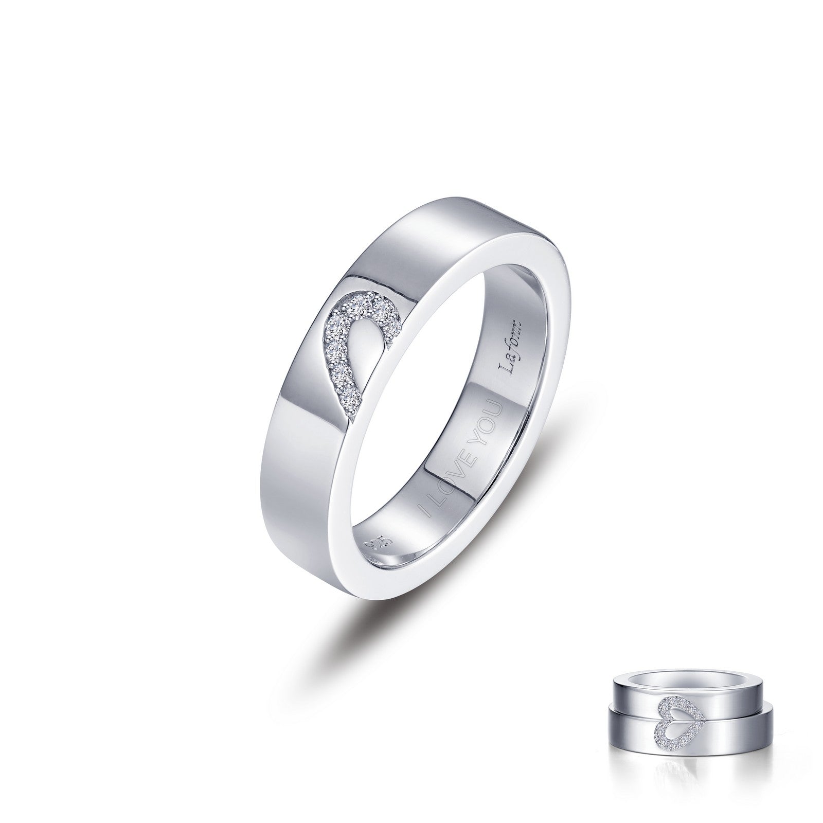 LAFONN Modern Couple-Love Ring R0522CLP08