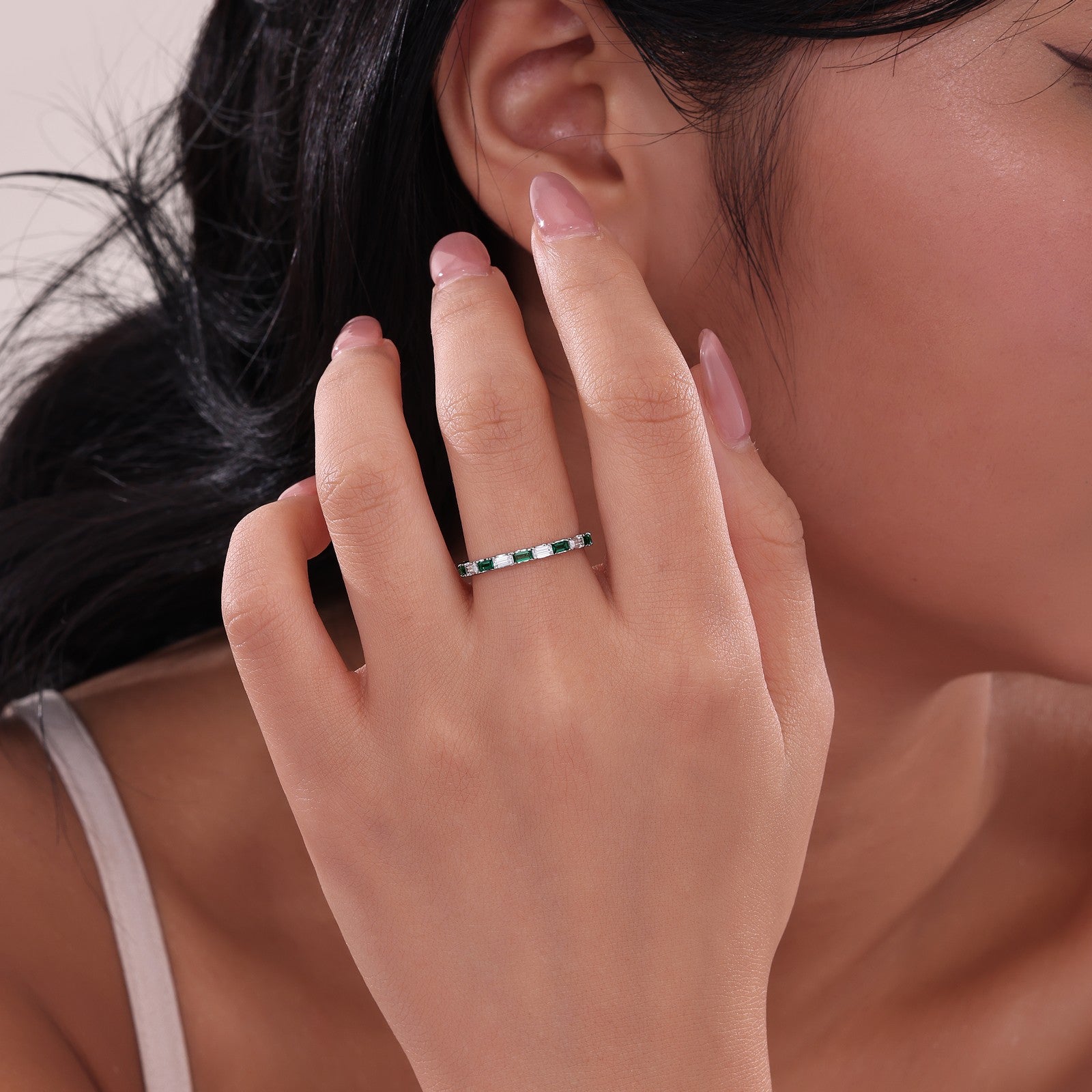 LAFONN Baguette Half-Eternity Band R0537CLP05