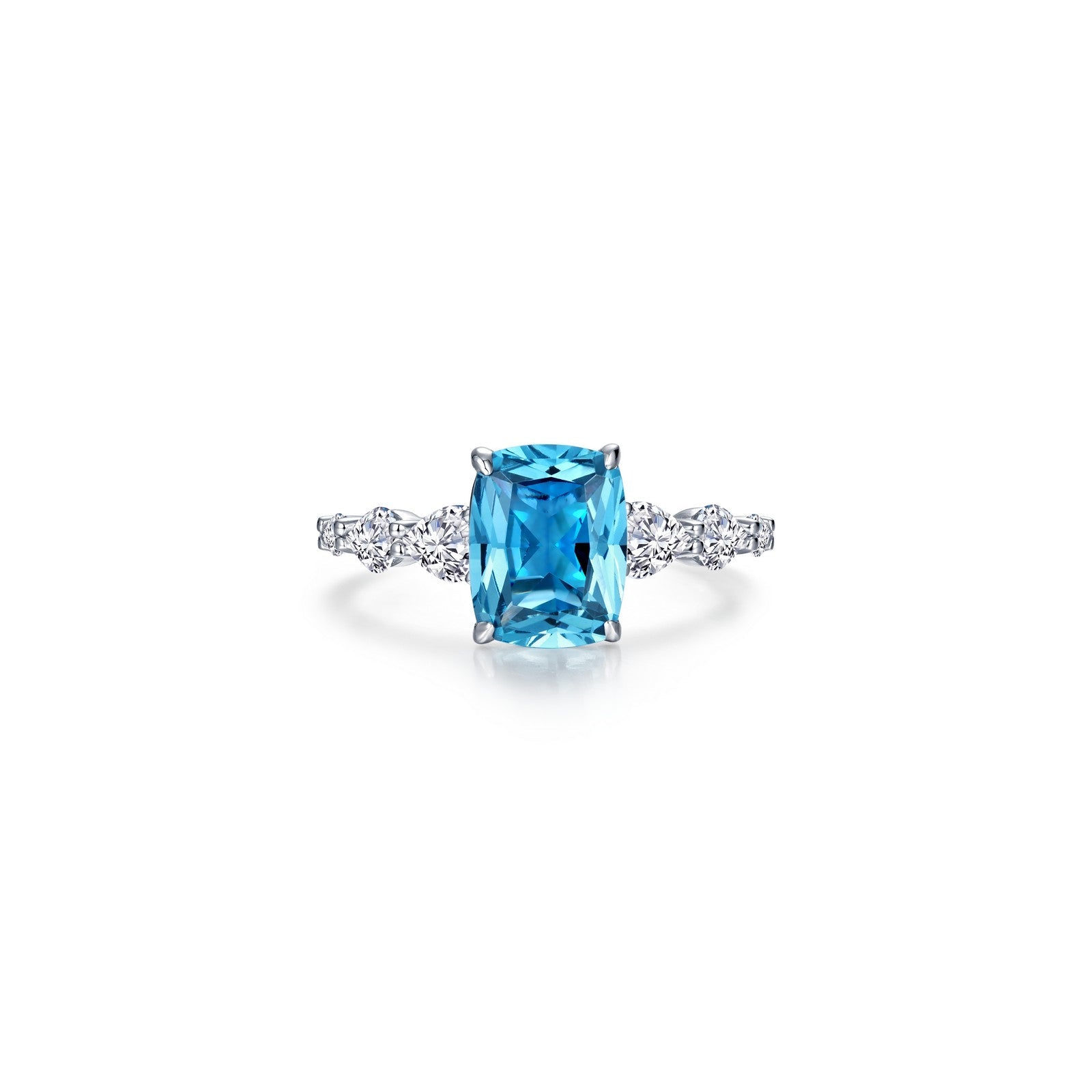 LAFONN 4.81 CTW Cushion-Cut Solitaire Ring R0541CLP05