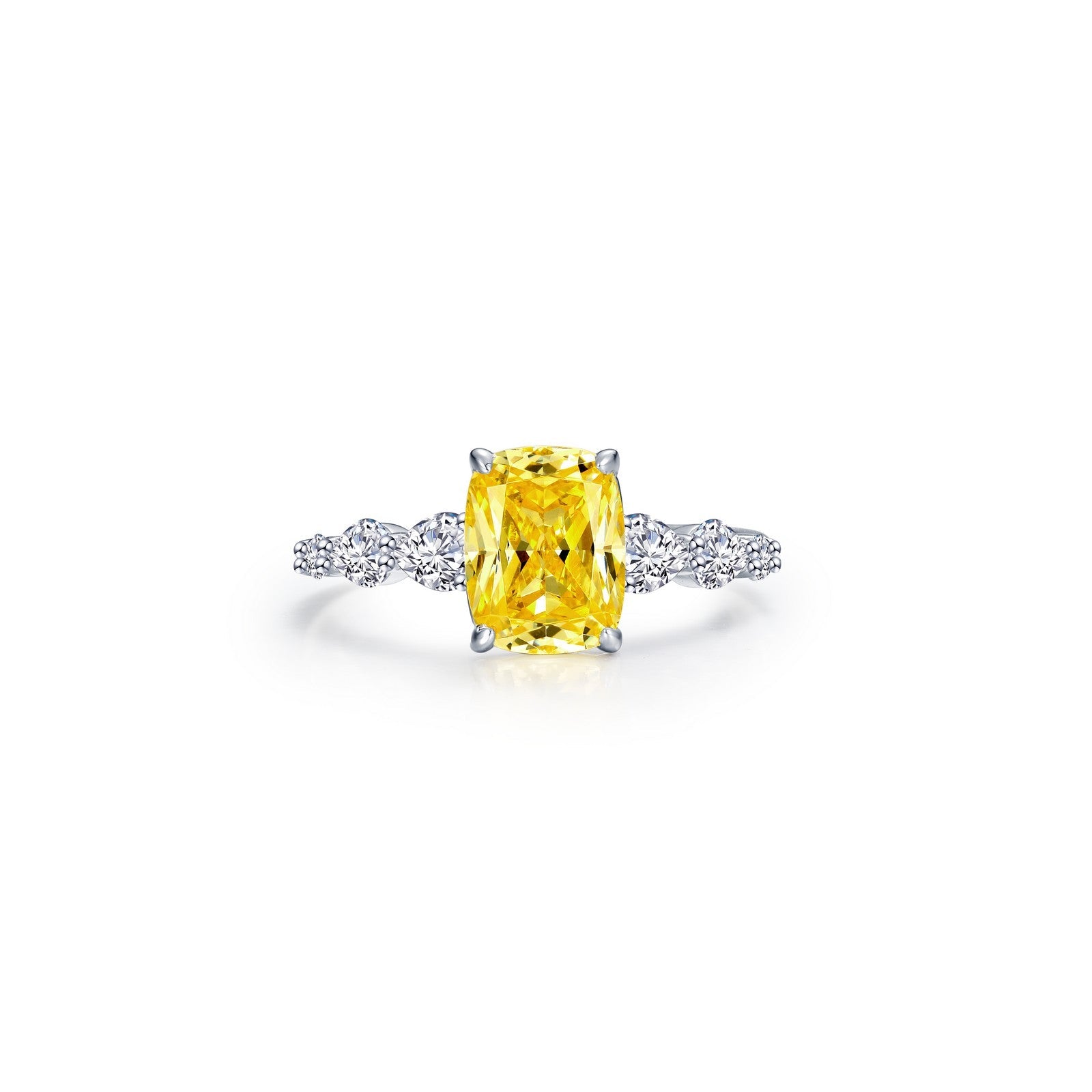 LAFONN 4.81 CTW Cushion-Cut Solitaire Ring R0541BTP05