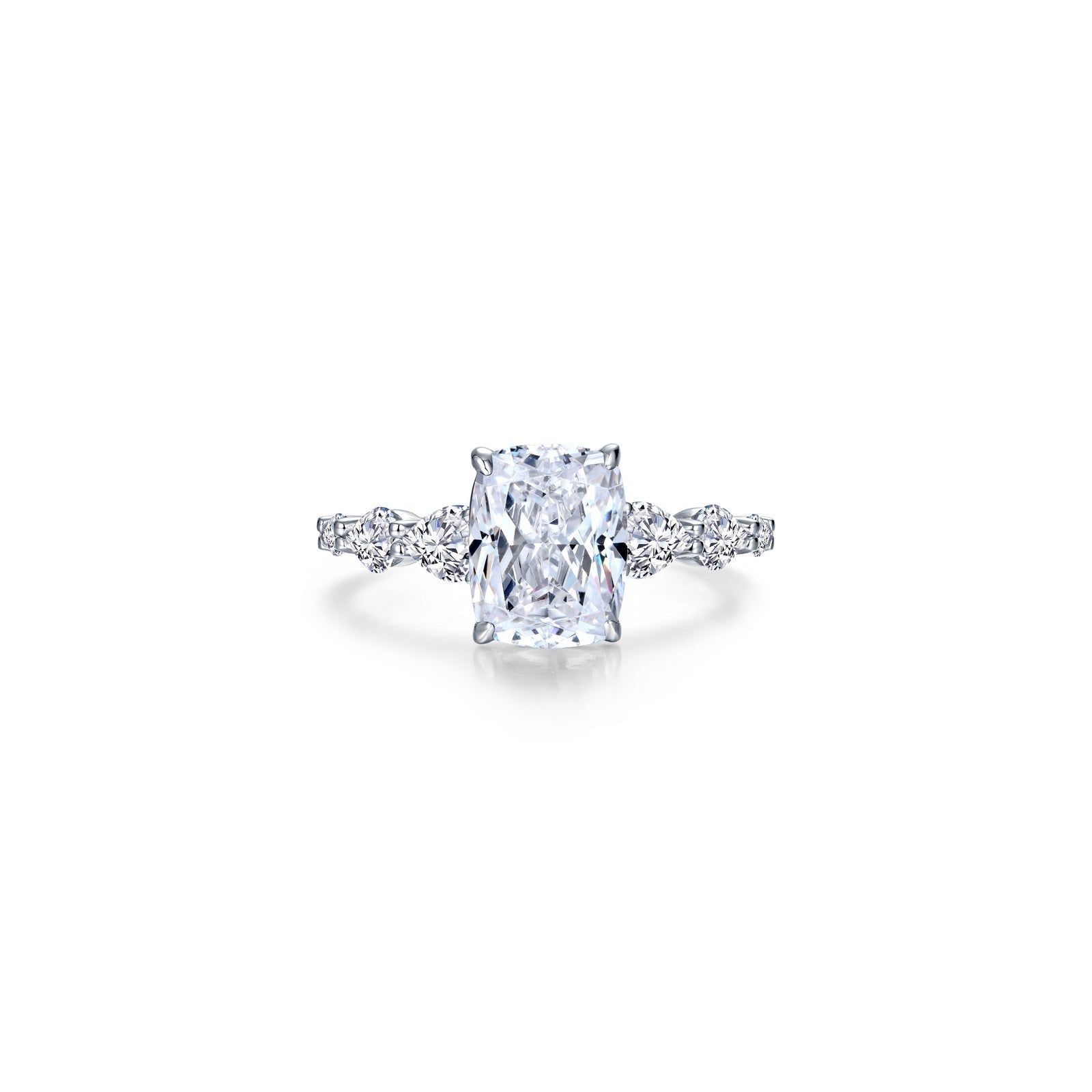 LAFONN 4.81 CTW Cushion-Cut Solitaire Ring R0541CLP05