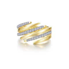 LAFONN Gold Hug Ring R0552CLT05