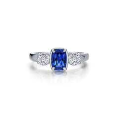 Blue Leaf Canopy Ring