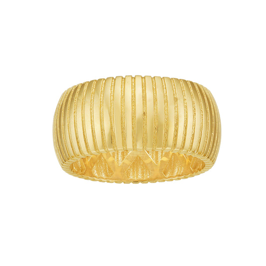 Yellow Gold Polished Tubogas Fashion Ring