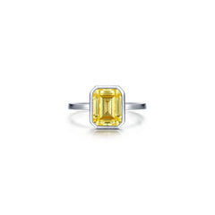 LAFONN 2.62 CTW Emerald-Cut Bezel-Set Ring R2038CLP05