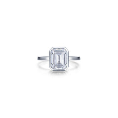 LAFONN 2.62 CTW Emerald-Cut Bezel-Set Ring R2038CAP05