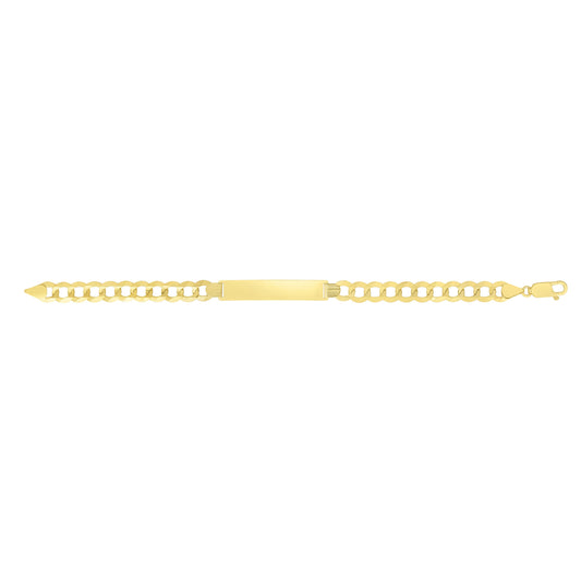 Royal Chain 14K Gold 8.3mm Polished Curb ID Bracelet RC10119