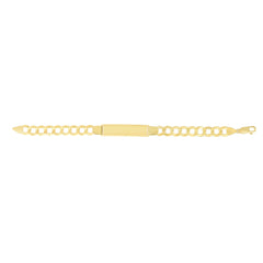 Parkplace Jewelers 14k-gold-10mm-polished-curb-id-bracelet-rc10120