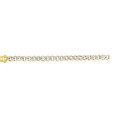 Parkplace Jewelers 14k-gold-pave-lite-miami-cuban-rc103