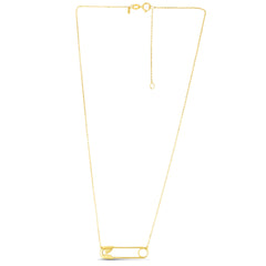 Parkplace Jewelers 14k-safety-pin-necklace-rc11321
