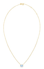 Yellow Gold Polished Semi-precious Jewelry Necklace