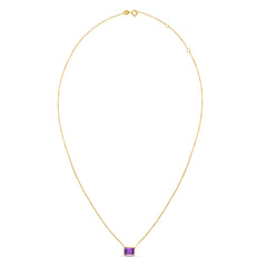 Yellow Gold Polished Semi-precious Jewelry Necklace