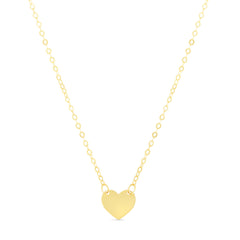 Yellow Gold Polished Mini Pendants Necklace