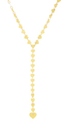 Parkplace Jewelers 14k-mirrored-chain-heart-lariat-necklace-rc13759
