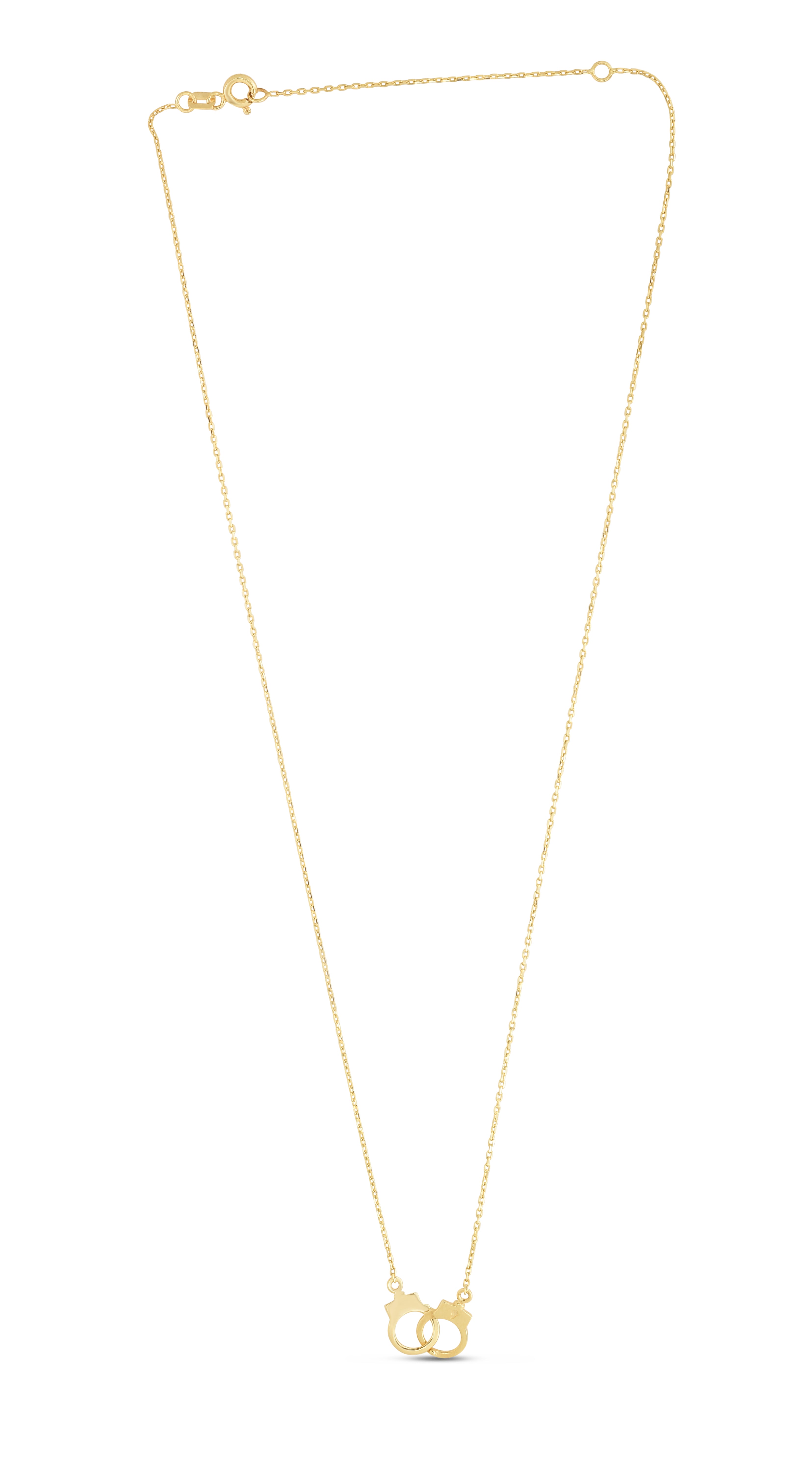 Royal Chain 14K Gold Handcuff Necklace RC14085