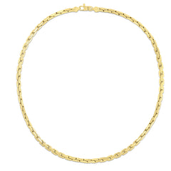 Parkplace Jewelers 14k-gold-compressed-cable-link-necklace-rc14298