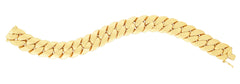 Royal Chain 14K Gold 14mm Miami Cuban Bracelet RC14305