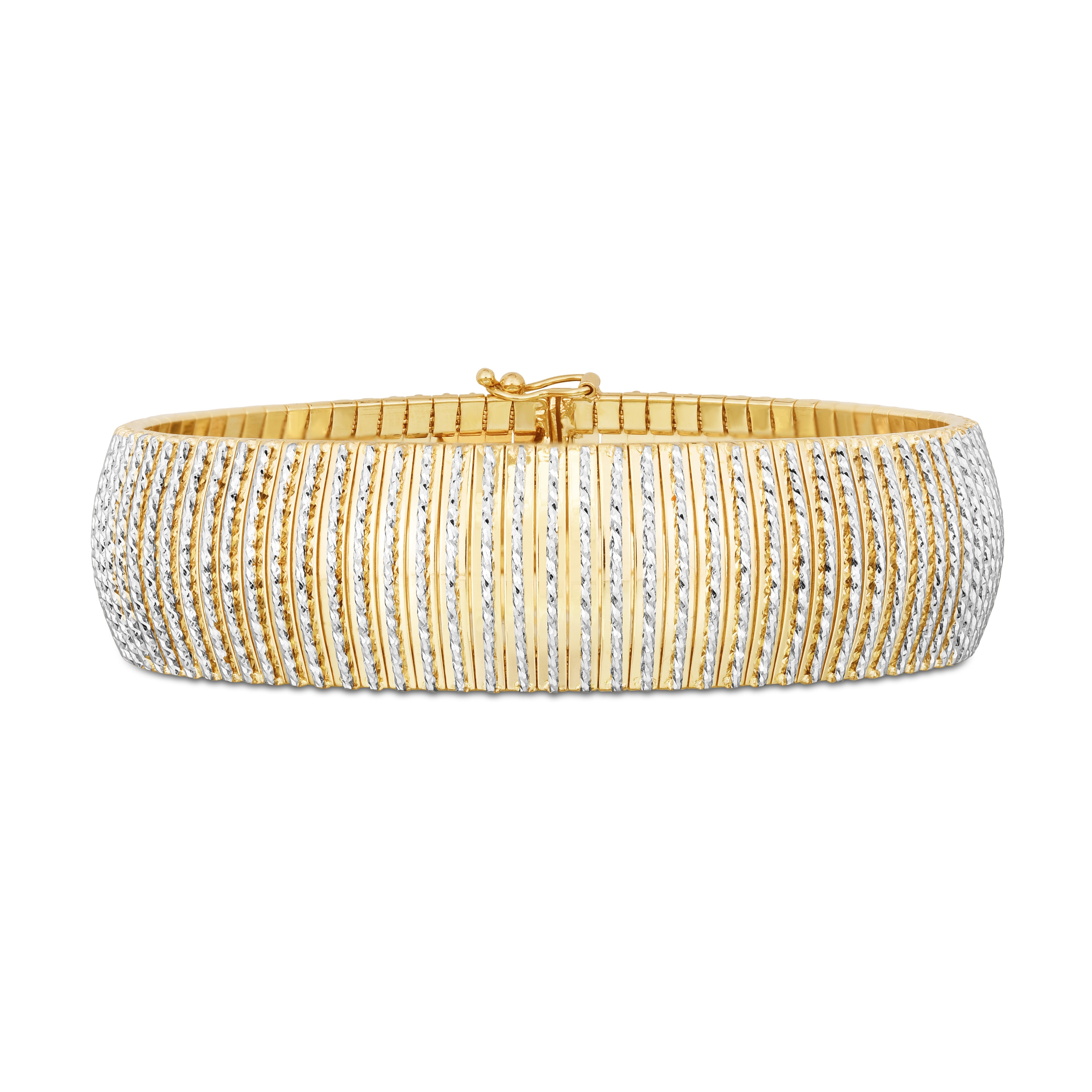 Parkplace Jewelers 14k-bold-diamant-��-flex-bracelet-rc15366