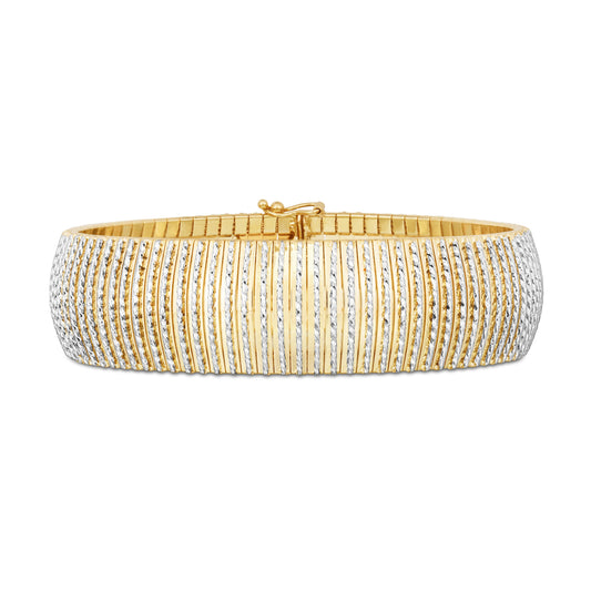 Parkplace Jewelers 14k-bold-diamant-��-flex-bracelet-rc15366