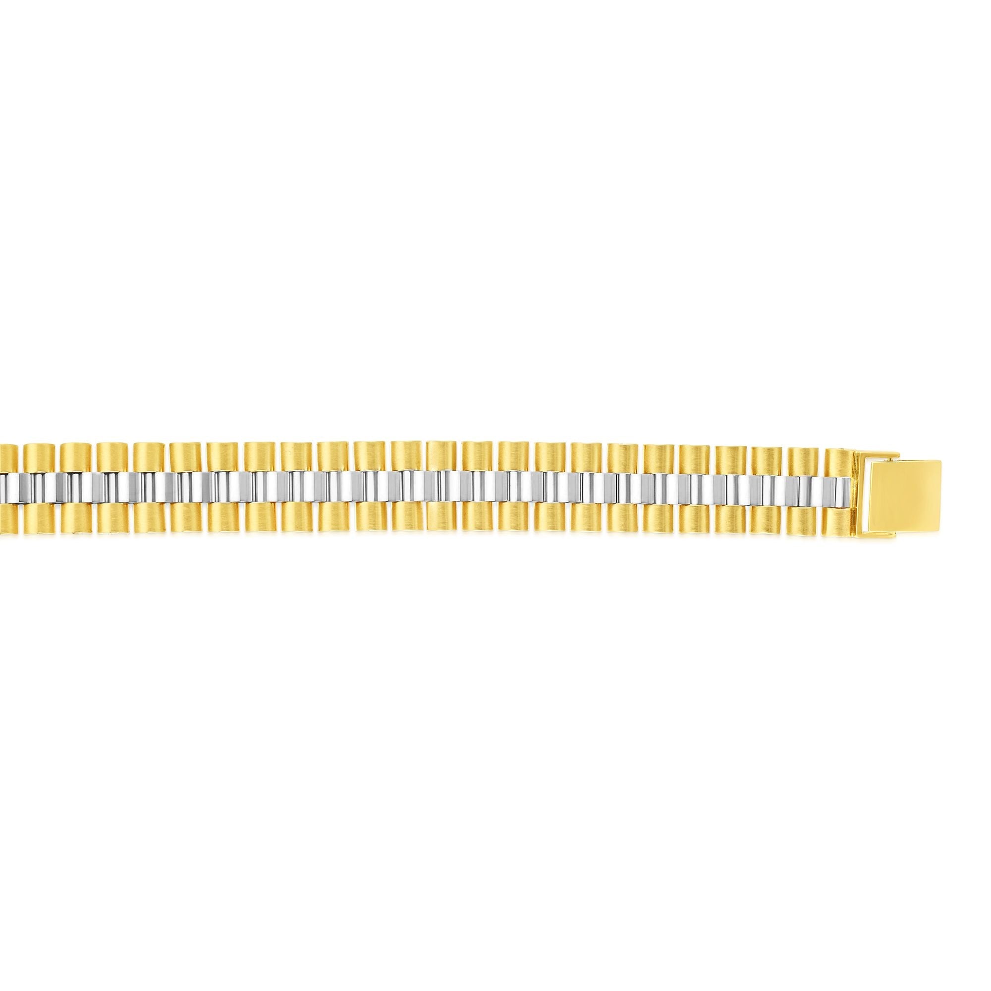 Parkplace Jewelers 14k-gold-12-3mm-railroad-link-bracelet-rc2419