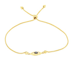 Royal Chain 14K Gold Eye Friendship Bracelet RC6798