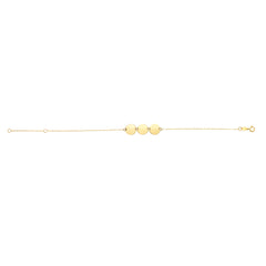 Royal Chain 14K Gold Triple Circle Bracelet RC7020