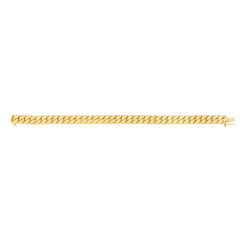 Royal Chain 14K Gold Maschio Skinny Modern Curb Bracelet RC9591