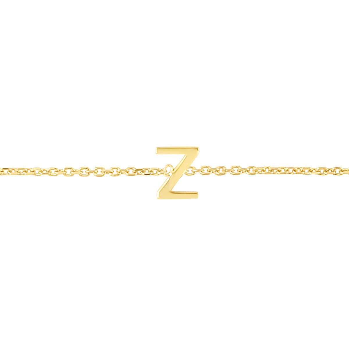 Royal Chain 14K Mini Initial Z Bracelet RCZ13324