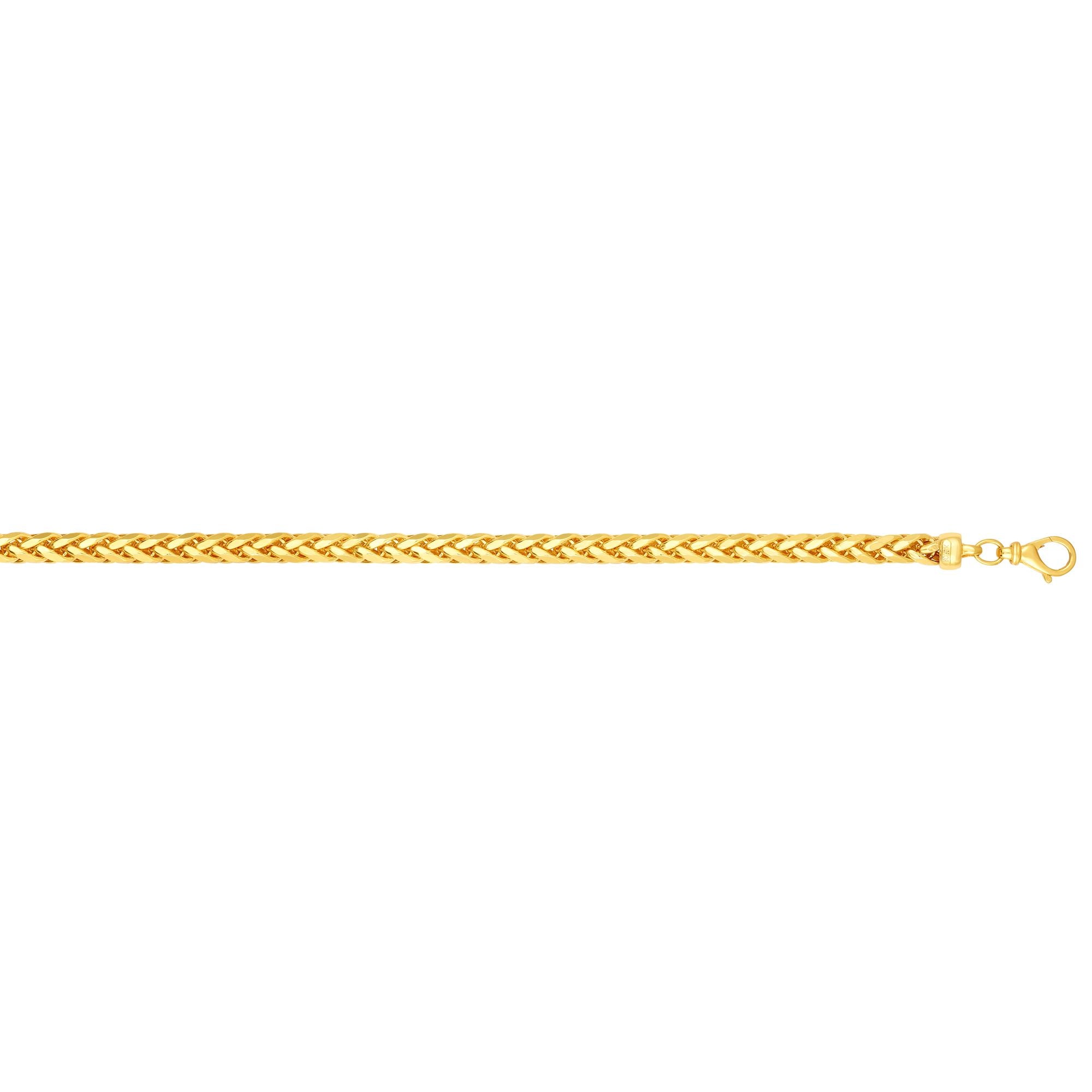 Royal Chain 14K Gold 4mm Diamond Cut Round Franco Chain  RDFR125