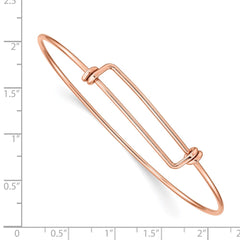 Rose Gold Filled 1.65mm Expandable Bangle RGF5042