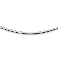 Sterling Silver Gold-pltd 3mm Reversible w/2in ext Cubetto ChainRSM3-16