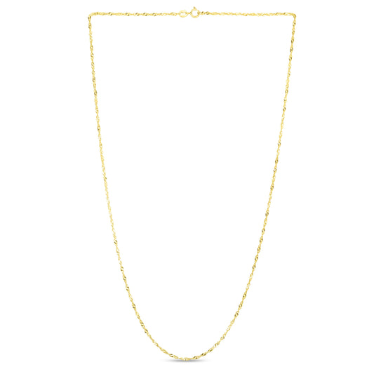 Parkplace Jewelers 14k-gold-1-3mm-singapore-chain-sing025